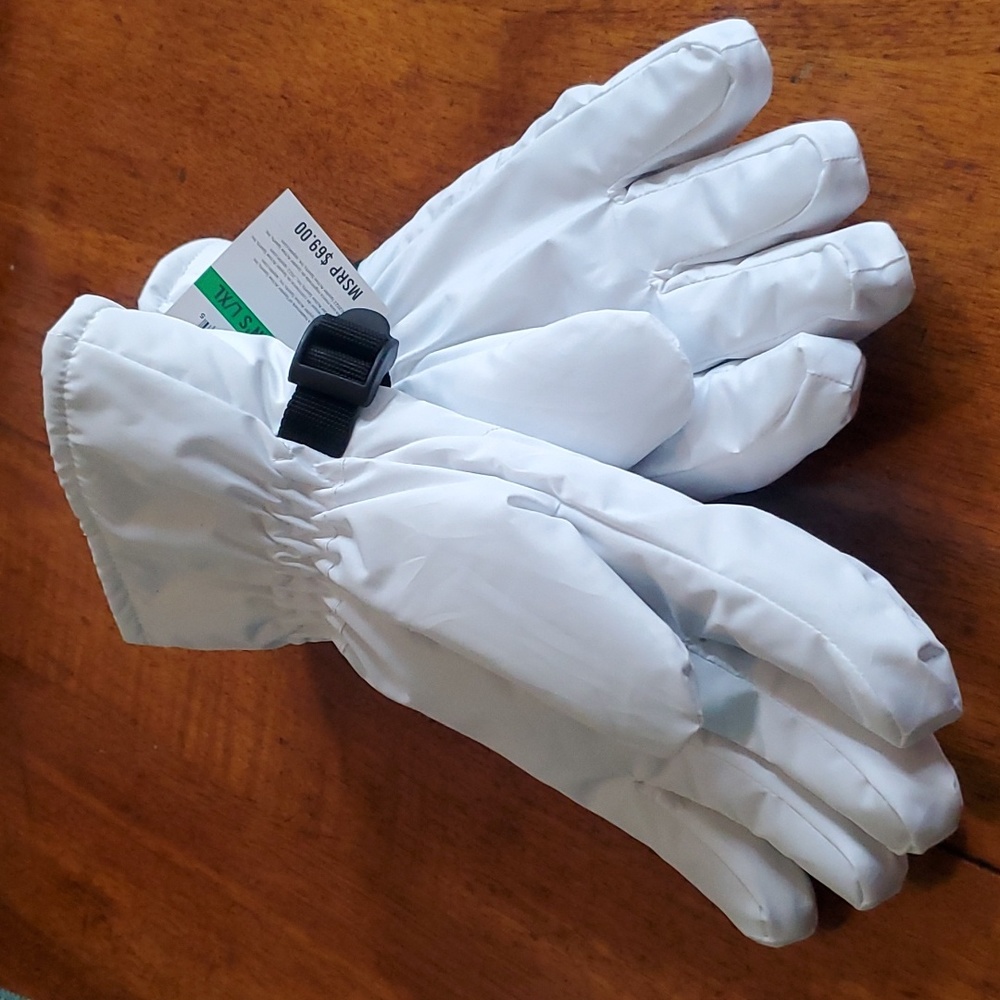 Women's Spyder-The Puffer Insulated Gloves - White - Picture 3 of 8